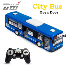 Dwi Dowellin Electric city bus with open door Toys rc bus car